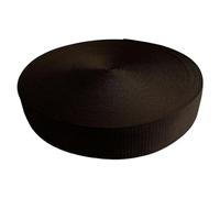 Webbing 2m 5m 10m 50m, 50 Colours, Width 10mm 15mm 20mm 25mm 30mm 40mm 50 mm Bag Strap Polypropylene Ideal for DIY Projects, Handicrafts (141) Dark Brown, 30mm x 5m
