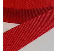 Webbing 38mm Polypropylene Thick Strong Bag Handle Strap Nylon 1 2 4+ Metre 938D, 01 Bright Red, 2 Metres