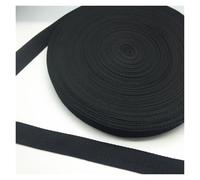 Webbing 5Yards 10/15/20/25/30/38/50mm Wide Black Strap Nylon Webbing Knapsack Strapping Safety Belt DIY Pet Rope Sewing Crafts(25mm)
