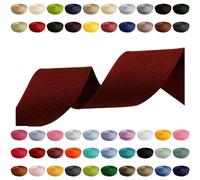 Webbing Strap 2 m 5 m 10 m 50 m 50 m 50 m Width 10 mm 15 mm 20 mm 25 mm 30 mm 40 mm 50 mm Bag Strap Polypropylene Ideal for DIY Projects, Crafts & Outdoor (520) Wine Red, 10 mm x 5 m
