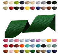 Webbing Strap 2 m 5 m 10 m 50 m 50 m 50 m Width 10 mm 15 mm 20 mm 25 mm 30 mm 40 mm 50 mm Bag Strap Polypropylene Ideal for DIY Projects, Crafts & Outdoor (876) Green, 15 mm x 5 m