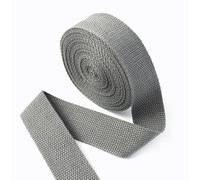 Webbing Strap 5Meters 20/25/32/38mm 1.3mm Thick Cotton Webbing Tapes Bags Strap Garment Ribbons Belt DIY Clothing Sewing Tape Bias Binding(Darkgray,32mm)