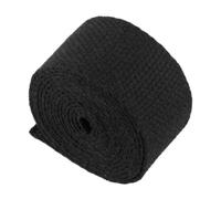Webbing Strap Tape, Polyester Cotton Webbing Strap For Bag Luggage Cargo 1 Inch Width Multicolor 5-50 Yard(Black,10 yard)