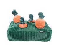 Webbox Carrot Patch Dog Toy - Plush with Interactive Treat Hiding Puzzle