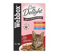 Webbox Cat Delight Jelly Pch 4x12x100g