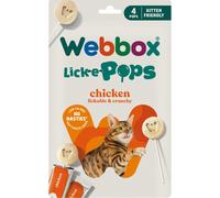 WEBBOX Cat Lick-e-Pops Chicken 4pcs Freeze-dried