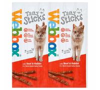 Webbox Cats Delight Sticks Beef and Rabbit, 6 Sticks