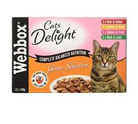 Webbox Complete Adult Mixed Selection in Gravy Wet Cat Food (12x100g Pouches) - Size: 12 x 100g