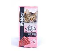 Webbox Cat Treat Sticks Salmon and Trout - 6 Pack