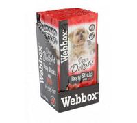 Webbox Pets Choice Dogs Delights Tasty Sticks with Beef 6pcs 30gm Deal of 4 (24 Sticks Total)