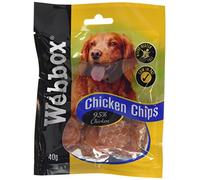 Webbox Chicken Chips Dog Treats, 40 g, Pack of 18