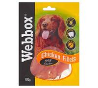 Webbox Chicken Fillets Dog Treats 100g (PACK OF 6)