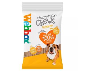 Webbox Chomping Chews Chicken Dog Treats - 200g