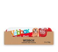 Webbox Chub Beef 15 Roll Multipack - Size: 15 x 720g