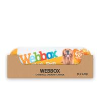 Webbox Chub with Chicken 15 Roll Multipack - Size: 15 x 720g
