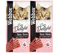 Webbox Delight Salmon Cat Treat 30 g (Pack of 25)