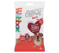 Webbox Dog Chomping Chews Treats Beef 200g - Box of 10