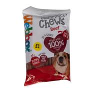 Webbox Dog Chomping Chews Treats Beef 200g - Box of 12 (Price Marked)