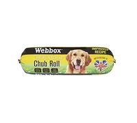 Webbox Improved Recipe Prime Chub Roll Beef, Duck or Chicken Dog Food Treats 720g (Chub Roll Chicken, 12 Pack)