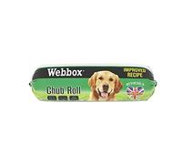 Webbox Improved Recipe Prime Chub Roll Beef, Duck or Chicken Dog Food Treats 720g (Chub Roll Duck, 6 Pack)
