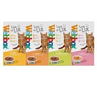 Webbox Lick-e-lix Cat Food Yoghurt Variety Pack (1 x Salmon 1 x Chicken 1 x Liver Sausage 1 x Cheese & Taurine)