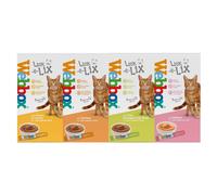 Webbox Lick-e-lix Cat Food Yoghurt Variety Pack (1 x Salmon 1 x Chicken 1 x Liver Sausage 1 x Cheese & Taurine)