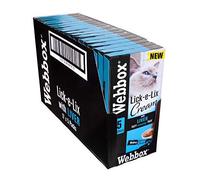 Webbox Lick e Lix Cream with Liver Cat Treats 5 Pieces, Case of 17 | Tasty and Nutritious Sachets - Packaging May Vary