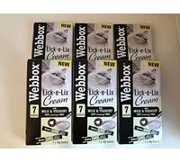 Webbox Lick-e-Lix Cream with Milk and Yoghurt 7 x 10g Sachets (Pack of 6)