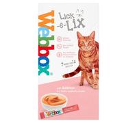 Webbox Lick e Lix Salmon Cat Yoghurt - Size: 5 Pack