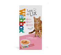 Webbox Lick-e-Lix Unique Tasty Cat Treats Box (All Flavours) 5-7 Treats Per Pack Lick-e-Lix Salmon 5 Pack, 1 Pack