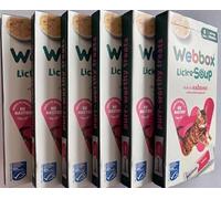 Webbox Lick-e-Soup Rich in Salmon (Pack of 6) - with added Spinach