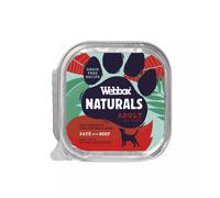 Webbox Nat Dog Adlt Beef Pate 11x150g