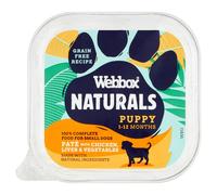 Webbox Nat Puppy Chk Lv Veg Pate 11x150g