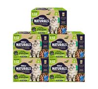 Webbox Naturals Complete Kitten (1-12 Months) Wet Cat Food, 60 x Meat & Fish in Jelly Variety Pack - Made with Natural Ingredients and No Nasties (60
