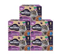 Webbox Naturals Complete Senior (11+) Wet Cat Food, 60 x Meat & Fish in Jelly Variety Pack - Made with Natural Ingredients and No Nasties (60 x 100g