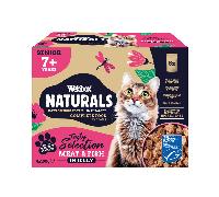 Webbox Naturals Mixed in Jelly Selection Senior 7+ Wet Cat Food - 8 x 100g