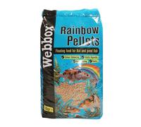 Webbox Pond Fish Rainbow Floating Pellets - Size: 10kg
