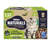 Webbox Premium Natural Mixed Fish & Meat Selection in Jelly Kitten 2-12 Months 12 x 100g