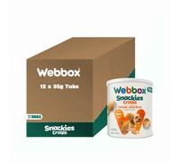 Webbox Snackies Crisps Dog Treats, Roast Chicken - Rich in Protein, Low Fat, Gra
