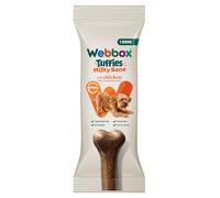 Webbox Tuffies Milky Bone Dog Treats, Chicken - Long-lasting Puppy Friendly Chew, Rich in Protein & Low Lactose, Grain Free (12 x 90g Bones)