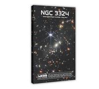 Webbs First Deep Field Canvas Poster Bedroom Decor Landscape Office Room Decor Gift 08x12inch(20x30cm)