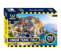 Webby Cinque Terre Italy 252 Piece Kids & Family Jigsaw Puzzle | 43x29 cm Completed Size | Challenging Educational Puzzle for Ages 6+ | Enhances Focus, Fine Motor Skills & Logical Thinking