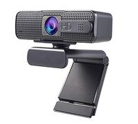 Webcam 1080p HD,Computer Camera With Microphone Laptop USB Webcam With Privacy Cover And Tripod Stand, Auto Focus Lens, Video Web Camera For Calling, Conferencing (Color : Black+rotating stand)