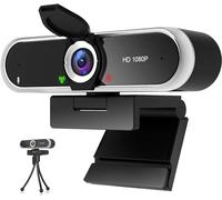 Webcam 1080P Tripod for Laptop PC Desktop for Live Streaming Video Call Conference Online Lessons Game