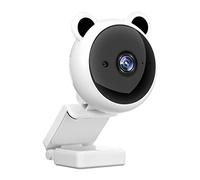 Webcam 1080P Webcam with Microphone USB 2.0 Desktop Laptop Computer USB Camera Plug and Play Web Camera for Video Streaming Conference Webcam(White)