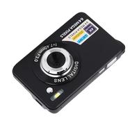 Webcam 20x Zoom Multifunctional Digital Camera Portable Built-in Fill Light 4K 56MP for Camping (Black)