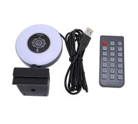 Webcam 4K with Light, 1080p USB Streaming Camera with Microphone ET Remote Control Webcam Autofocus for Gaming Pc Laptop Desktop