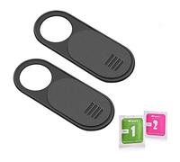 Webcam Cover, 0.035 Inch Ultra-Thin Slider Camera Cover for MacBook Pro, Laptop, Mac, PC, Surfcase Pro, iPhone, Protecting Your Digital Life (2 PCS)