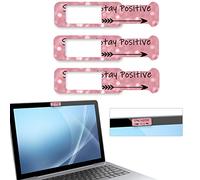 Webcam Cover, 3 Pieces, Laptop Camera Cover, Privacy Shielding Capacity is Twice as Big as The Traditional, Suitable for Computer Mobile Phones, laptops, Tablets and so on (Stay Positive)