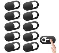 Webcam Cover Slide, 10 Pack Ultra Thin Web Camera Cover Slide for MacBook, iPad, iPhone, Laptop, Desktop, PC, Protect Your Privacy Security